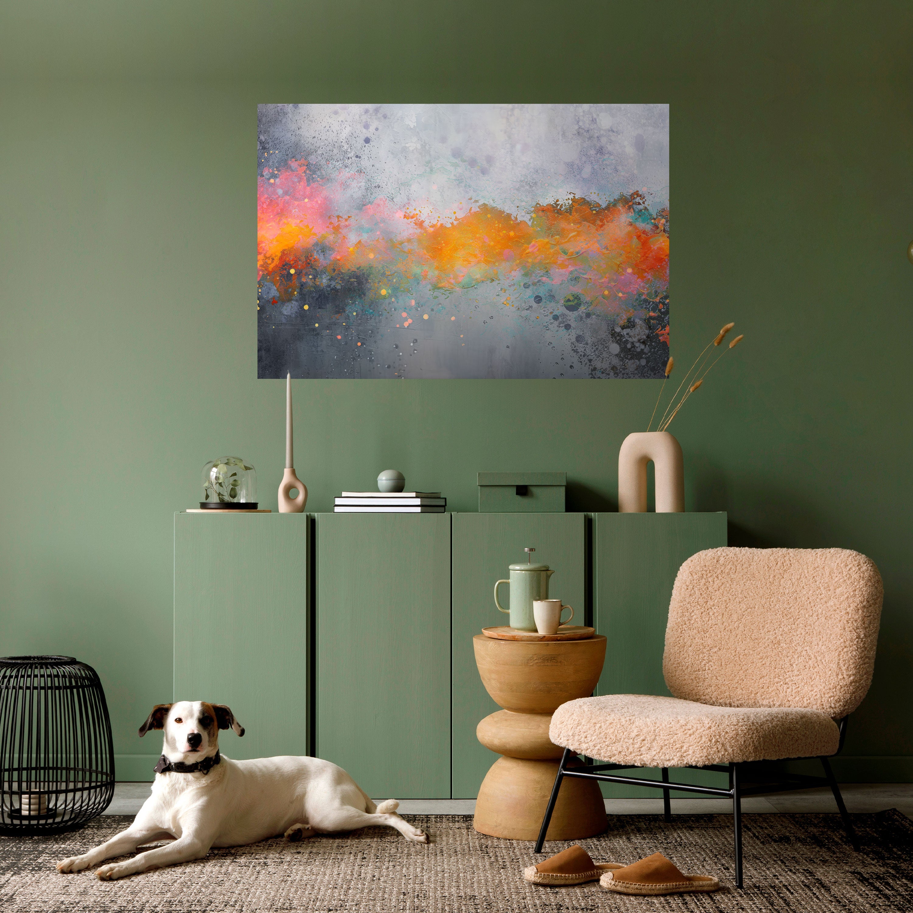 PIXY ROAD Peel and Stick Horizontal Poster