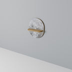 WHITE WHISPER Prateleira Oval Decorativa em Efeito Carvalho