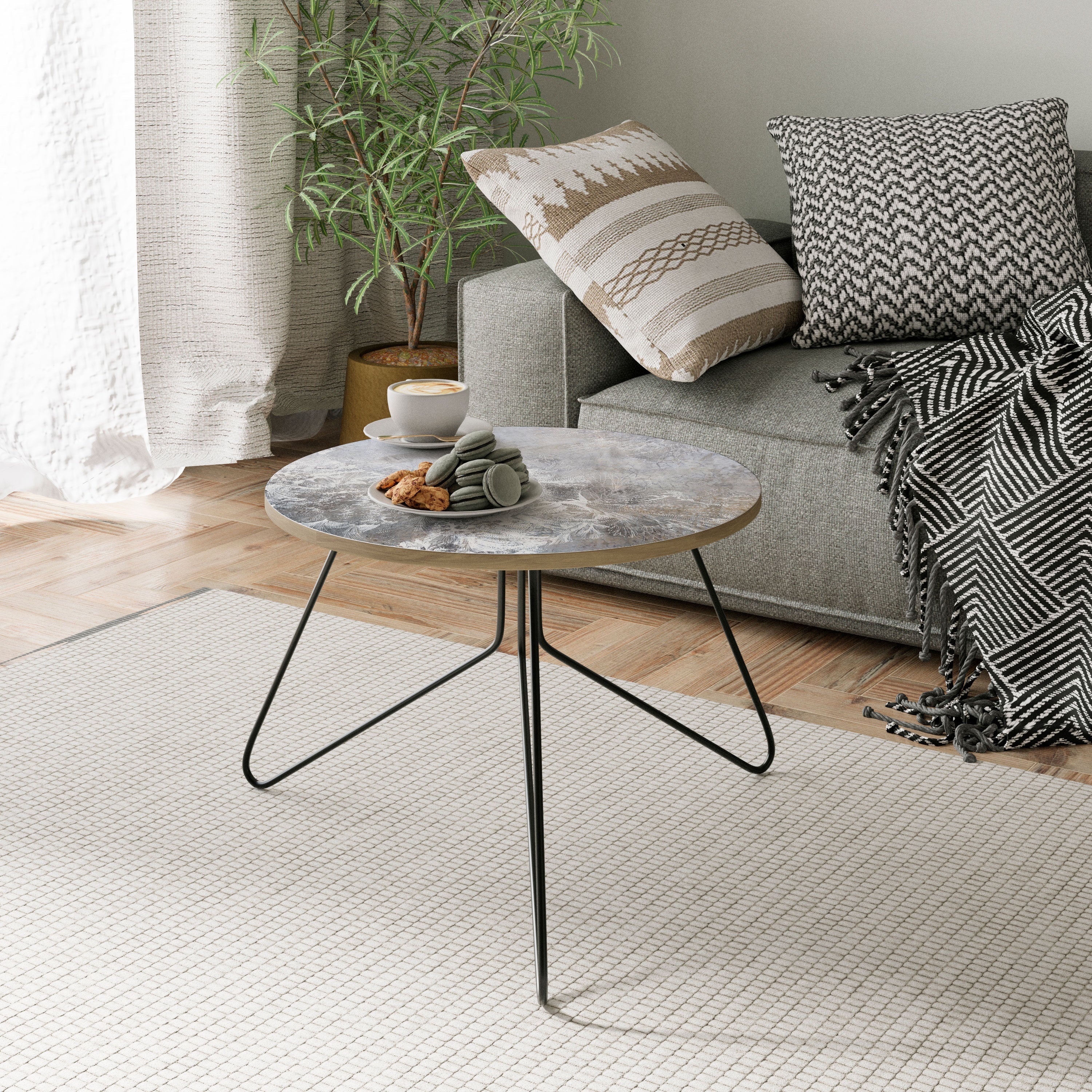 WHITE WHISPER Mesa de Centro 60