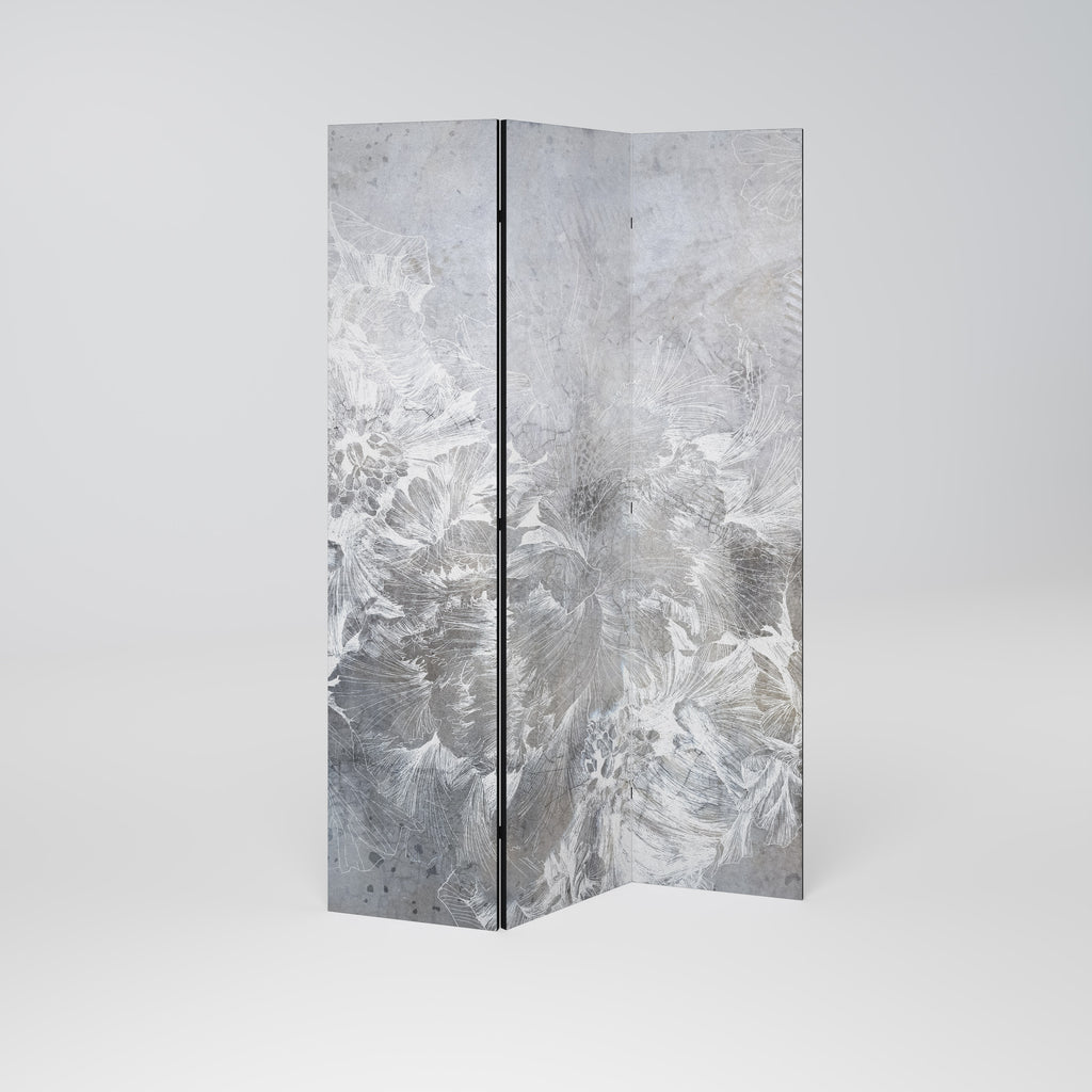WHITE WHISPER 3-Panel Room Divider