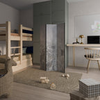 WHITE WHISPER Biombo Decorativo de 3 Painéis