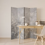 WHITE WHISPER Biombo Decorativo de 4 Painéis