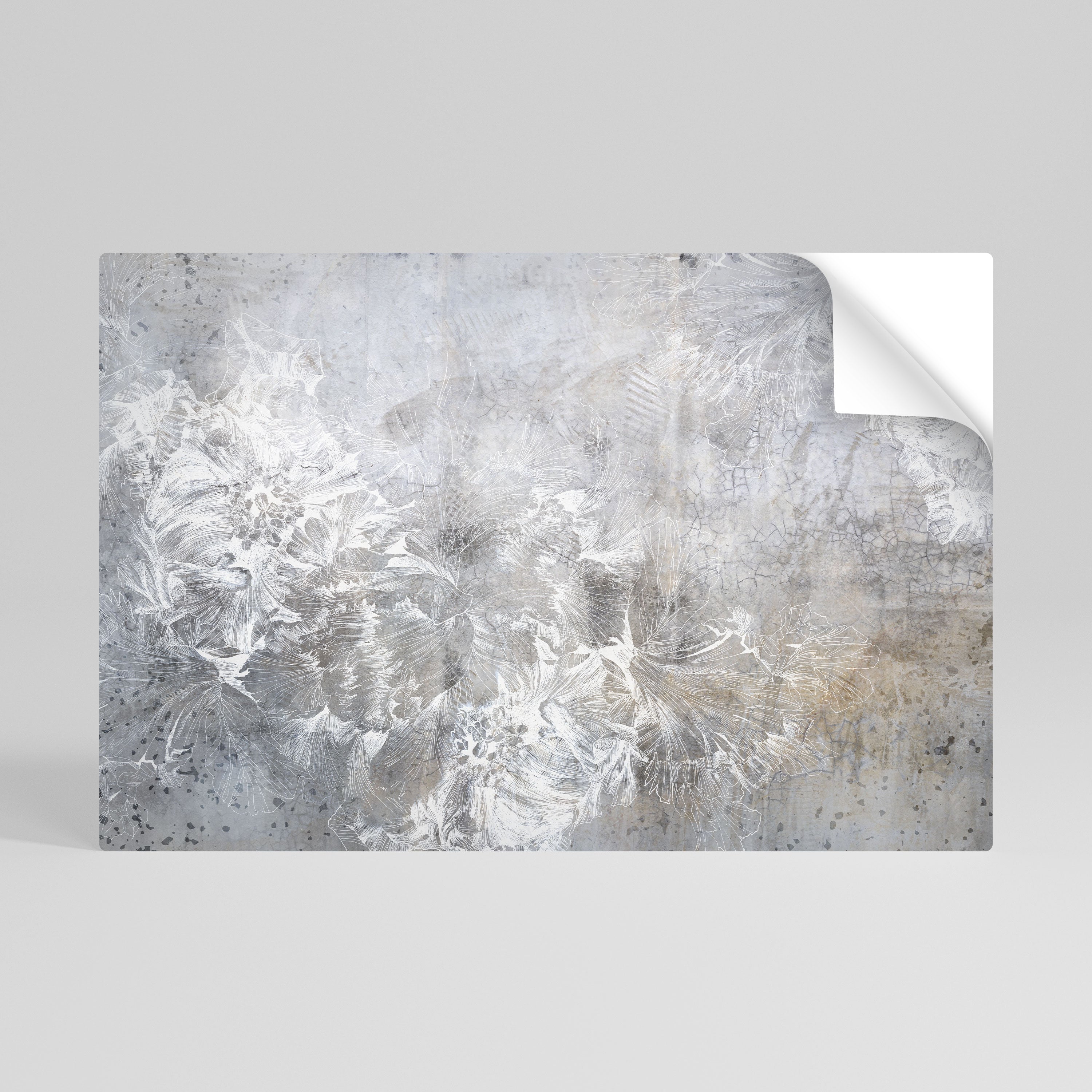 WHITE WHISPER Póster Autocolante Horizontal