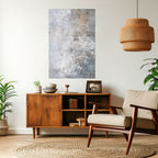 WHITE WHISPER Poster Vertical Autocolante