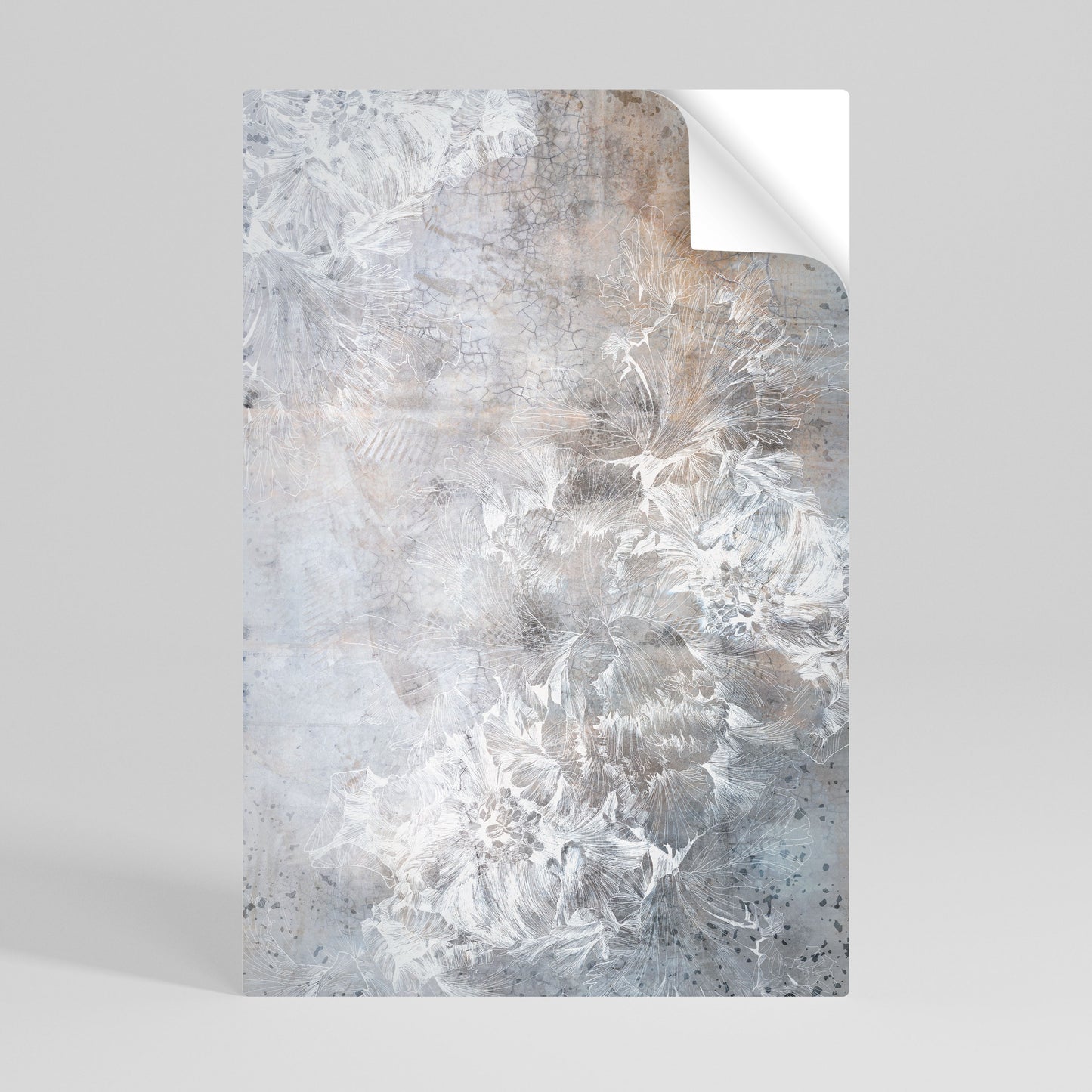 WHITE WHISPER Póster Autocolante Vertical
