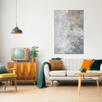 WHITE WHISPER Poster Vertical Autocolante