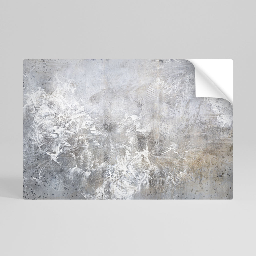 WHITE WHISPER Peel and Stick Horizontal Poster