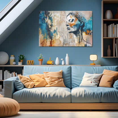 BREAK THE SILENCE Horizontal Canvas Print