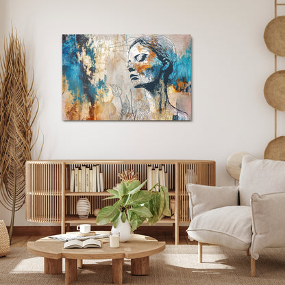 BREAK THE SILENCE Horizontal Canvas Print