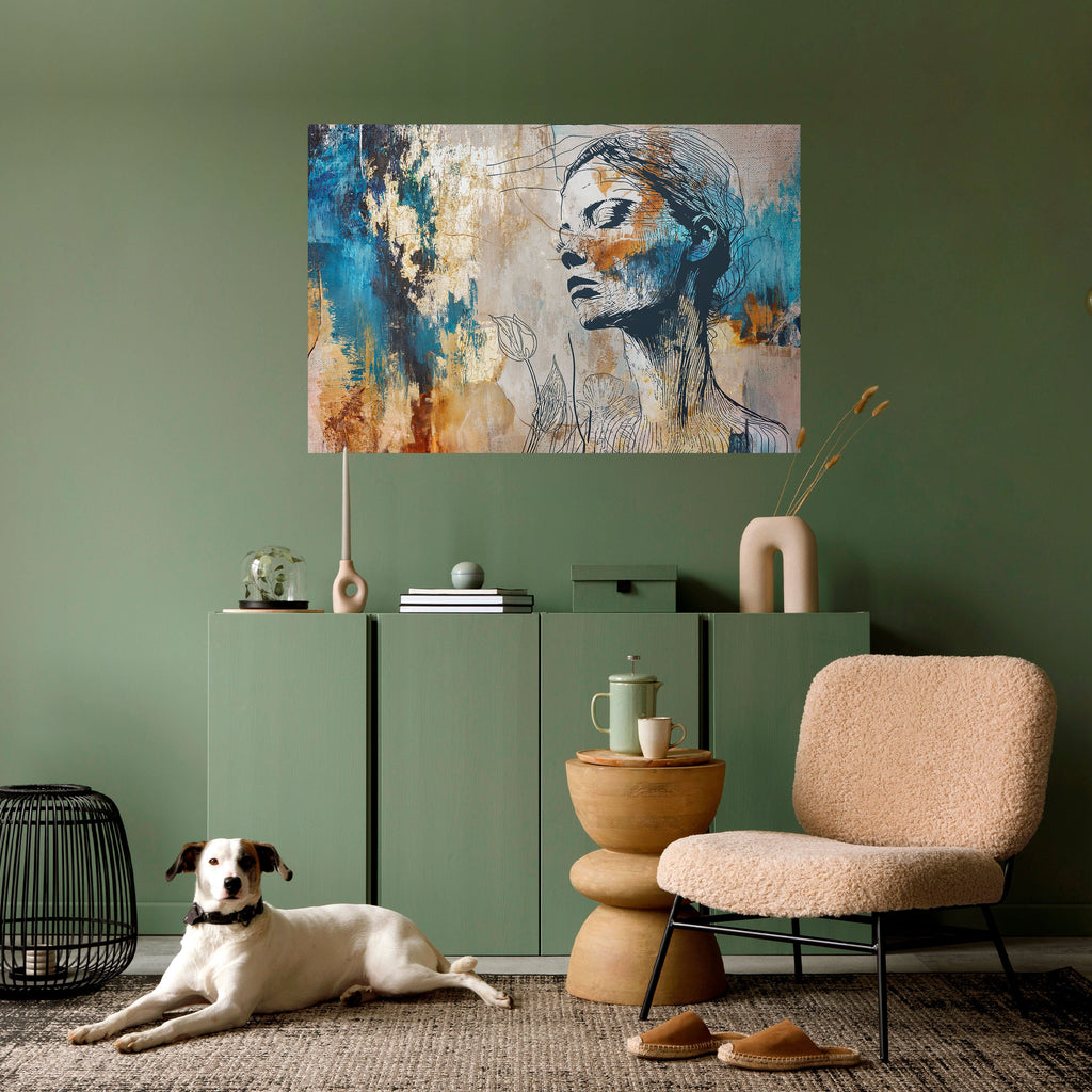 BREAK THE SILENCE Peel and Stick Horizontal Poster