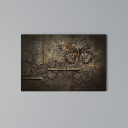 MECHANICAL BUTTERFLY Horizontal Canvas Print