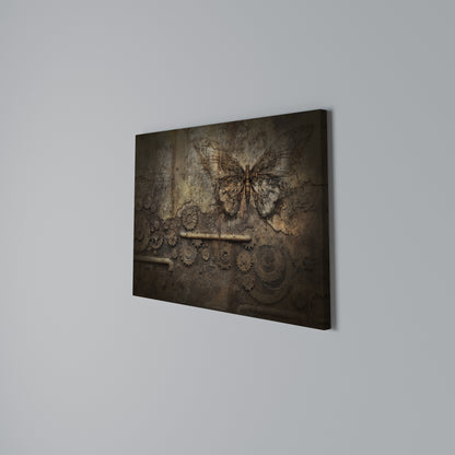 MECHANICAL BUTTERFLY Horizontal Canvas Print