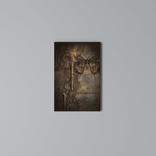MECHANICAL BUTTERFLY Vertical Canvas Print