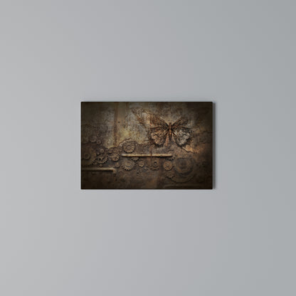MECHANICAL BUTTERFLY Horizontal Canvas Print