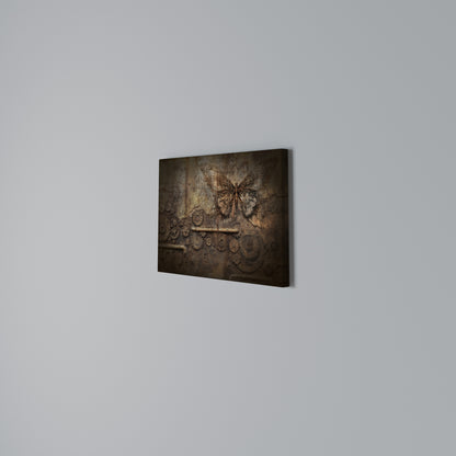 MECHANICAL BUTTERFLY Horizontal Canvas Print