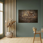 MECHANICAL BUTTERFLY Peel and Stick Horizontal Poster