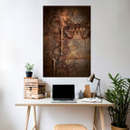 MECHANICAL BUTTERFLY Poster Vertical Autocolante