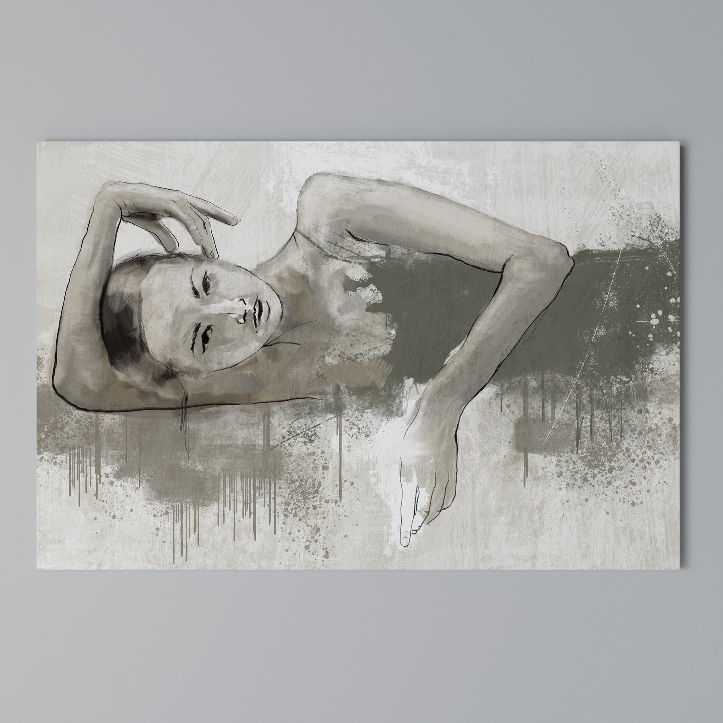 FROZEN IN TIME Horizontal Canvas Print