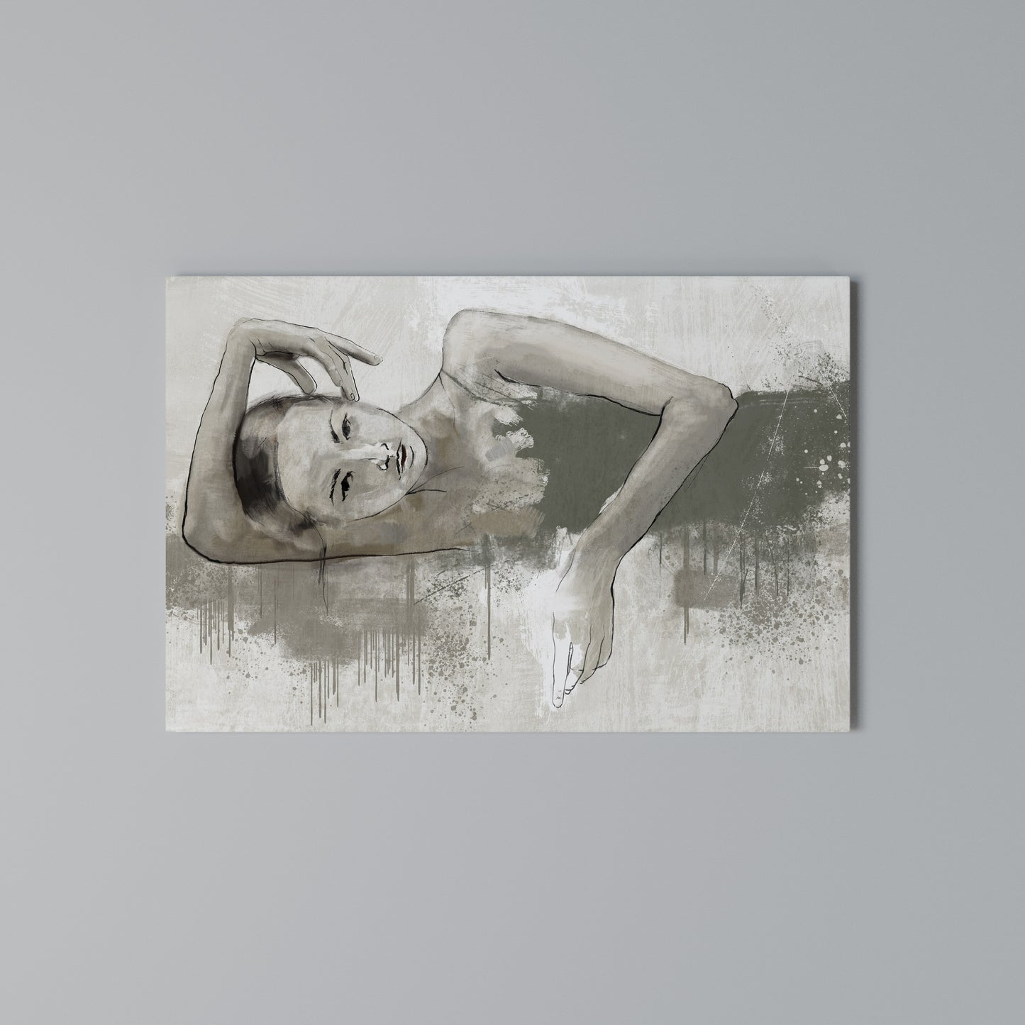 FROZEN IN TIME Horizontal Canvas Print