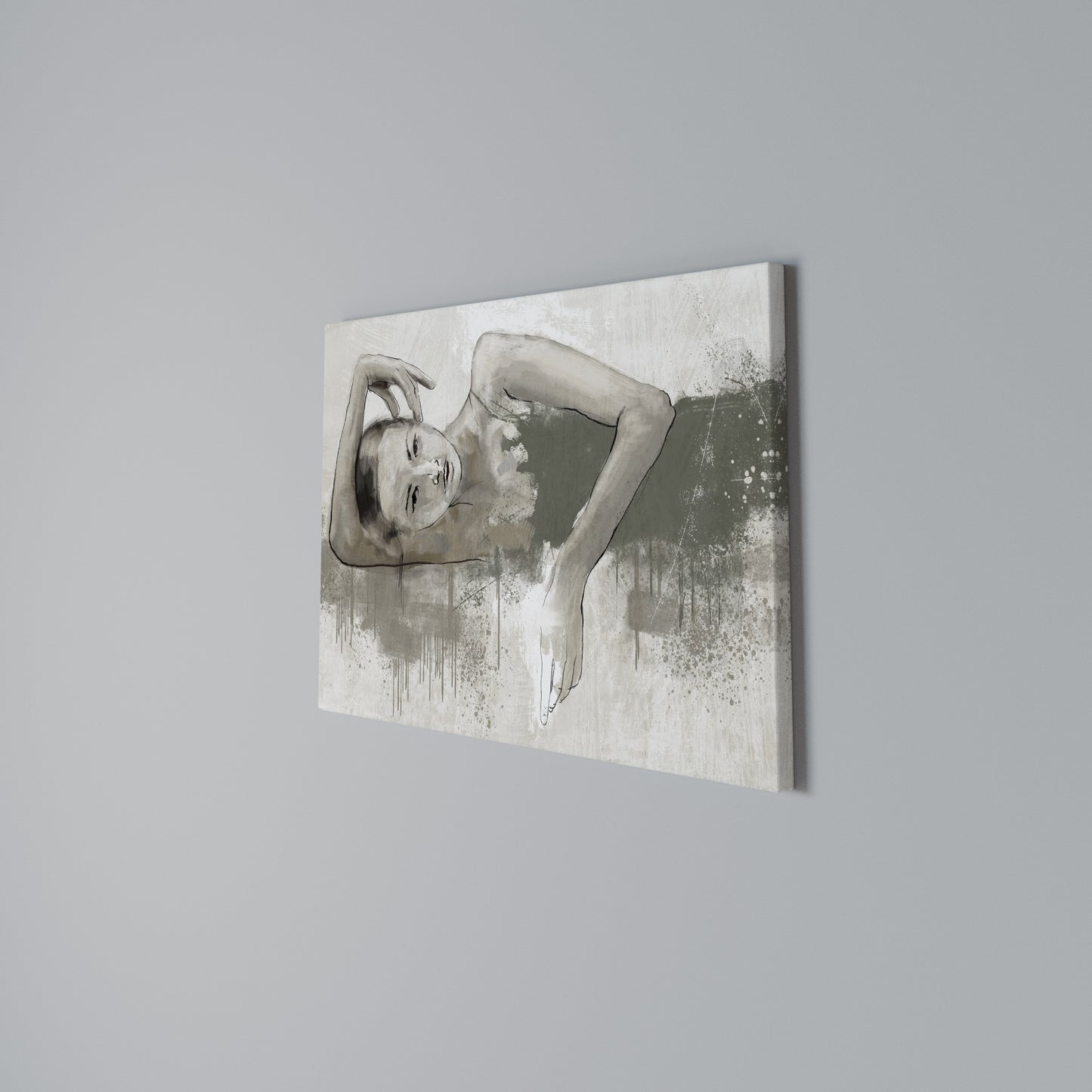 FROZEN IN TIME Horizontal Canvas Print