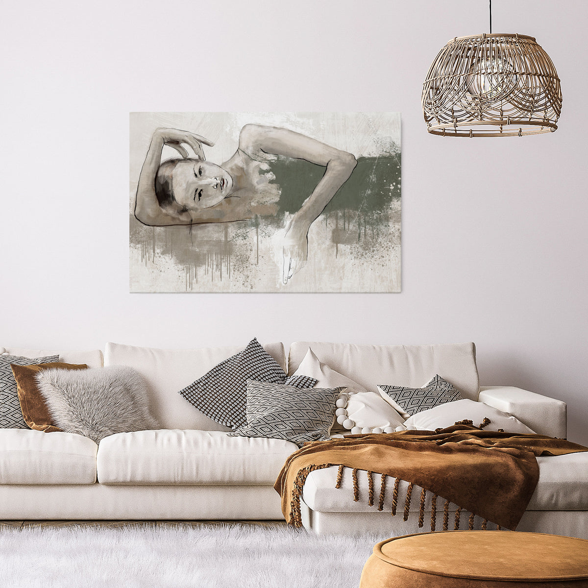 FROZEN IN TIME Horizontal Canvas Print