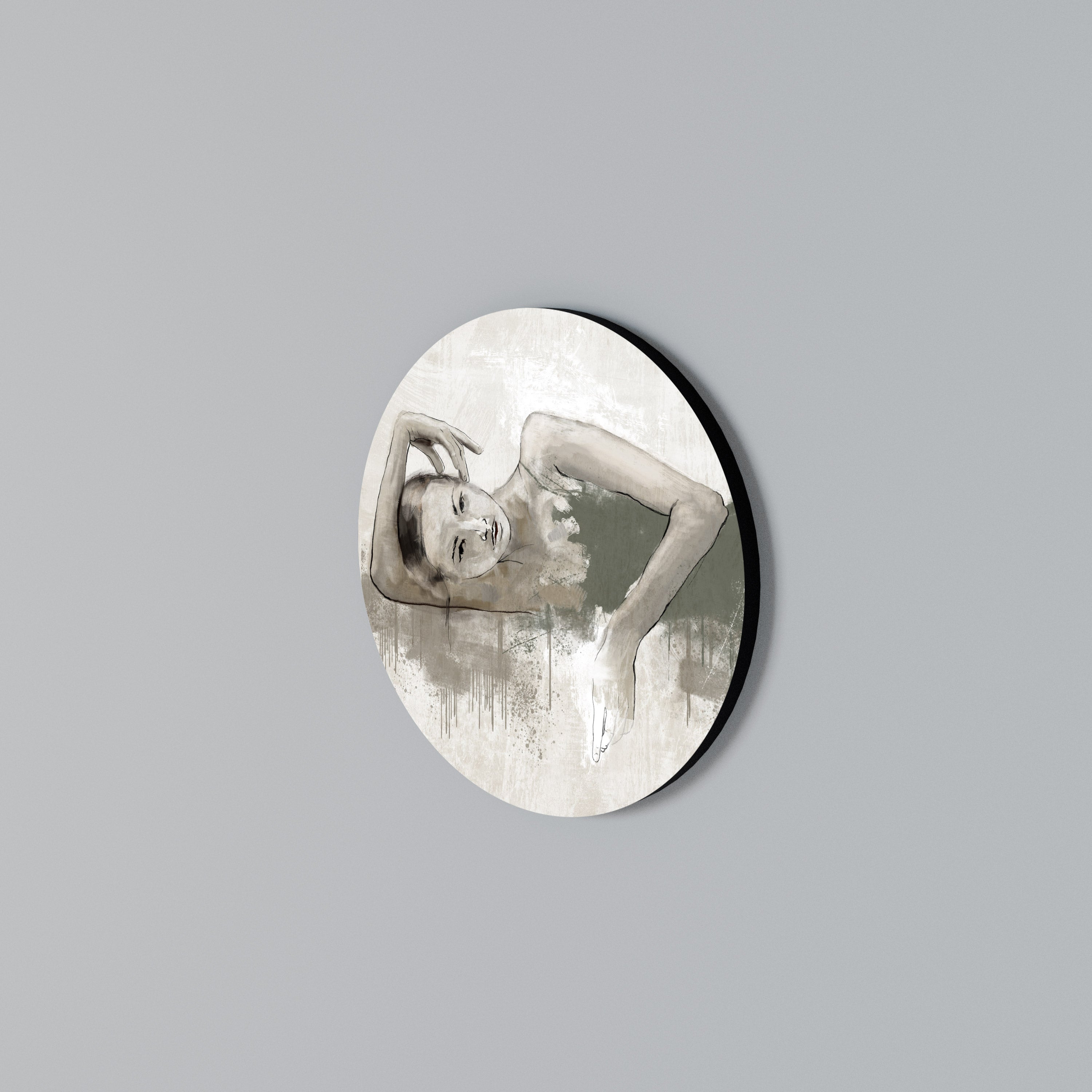 FROZEN IN TIME Arte de Parede Redonda