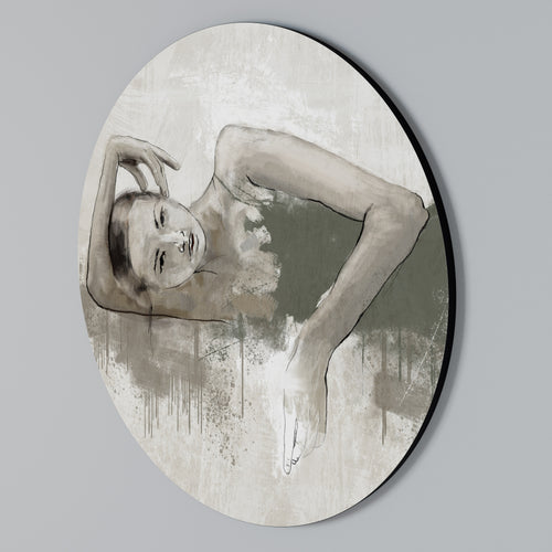 FROZEN IN TIME Round Wall Art