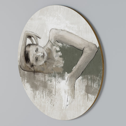 FROZEN IN TIME Round Wall Art