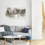 FROZEN IN TIME Peel and Stick Horizontal Poster