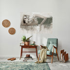 FROZEN IN TIME Peel and Stick Horizontal Poster