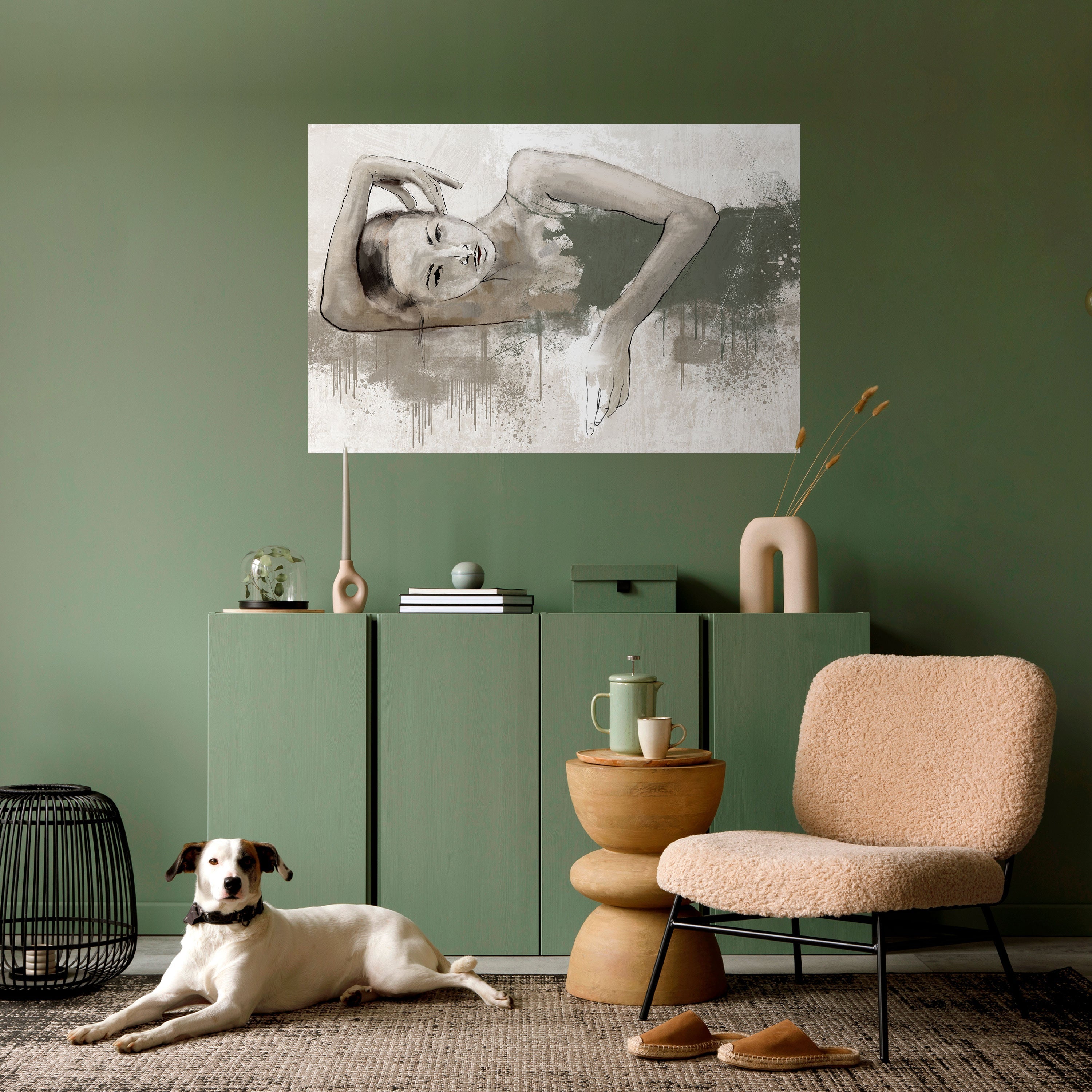 FROZEN IN TIME Peel and Stick Horizontal Poster