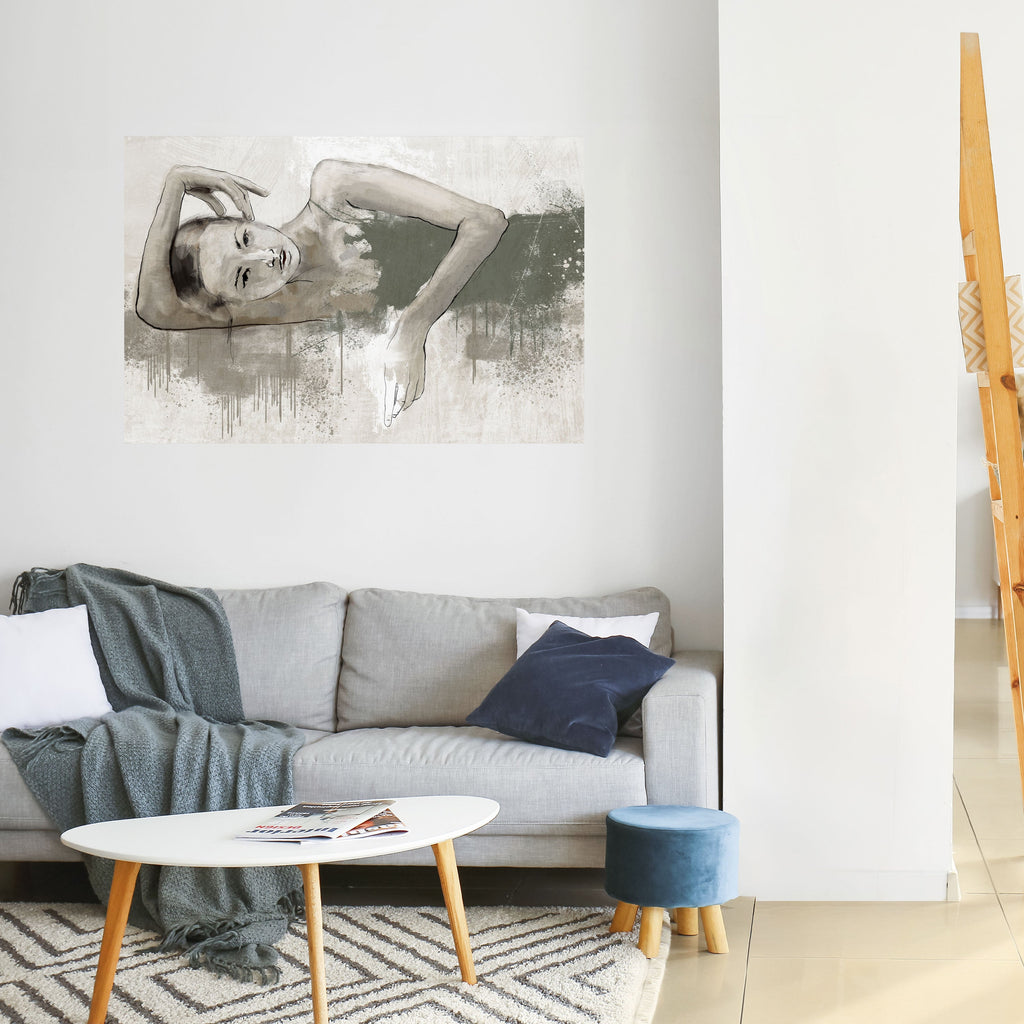 FROZEN IN TIME Peel and Stick Horizontal Poster