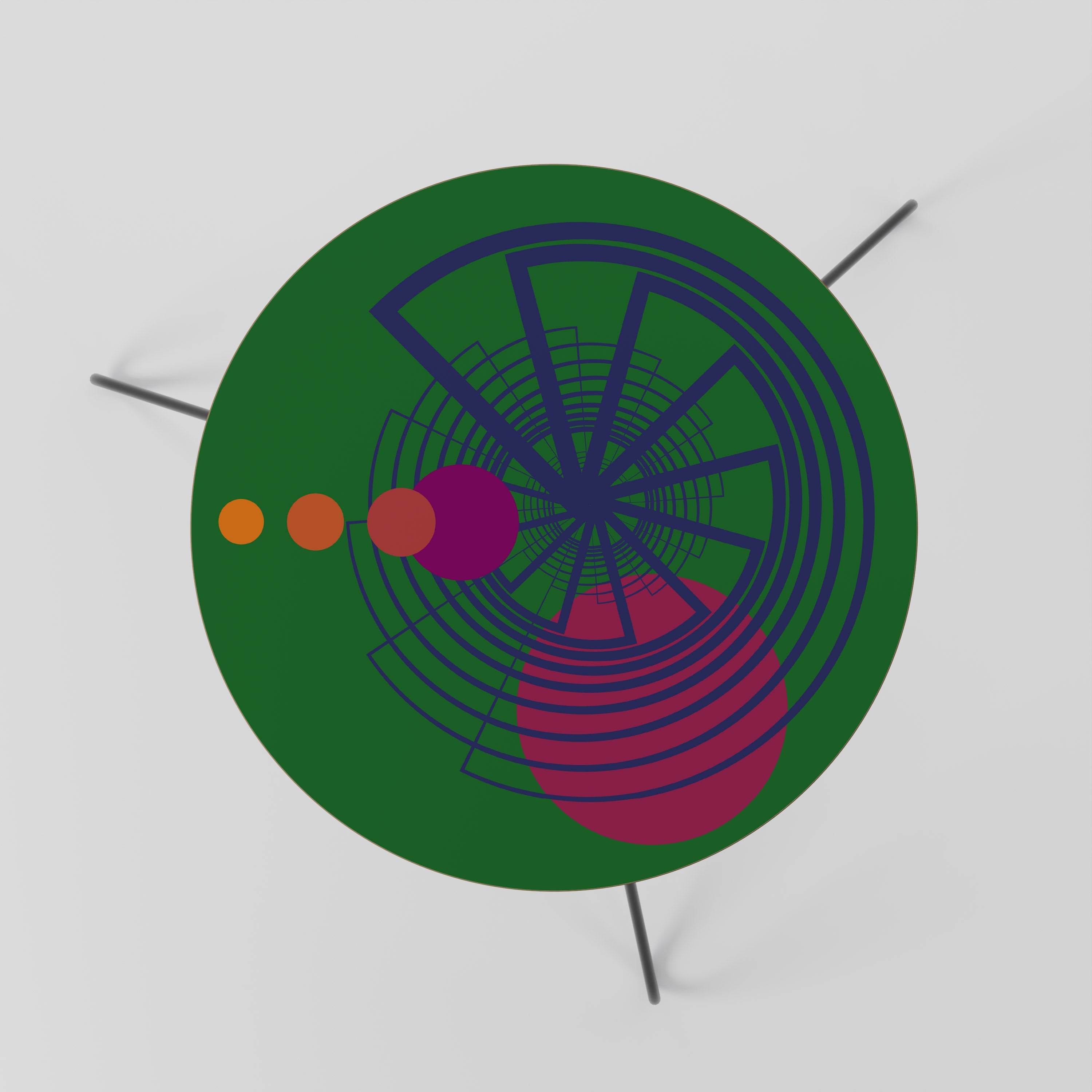 VIVID COLORWHEEL Mesa de Centro 60