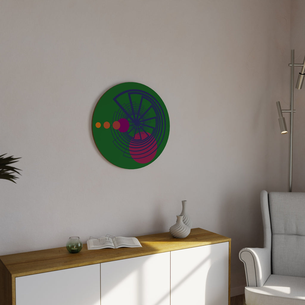 VIVID COLORWHEEL Round Wall Art