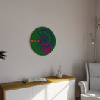 VIVID COLORWHEEL Round Wall Art