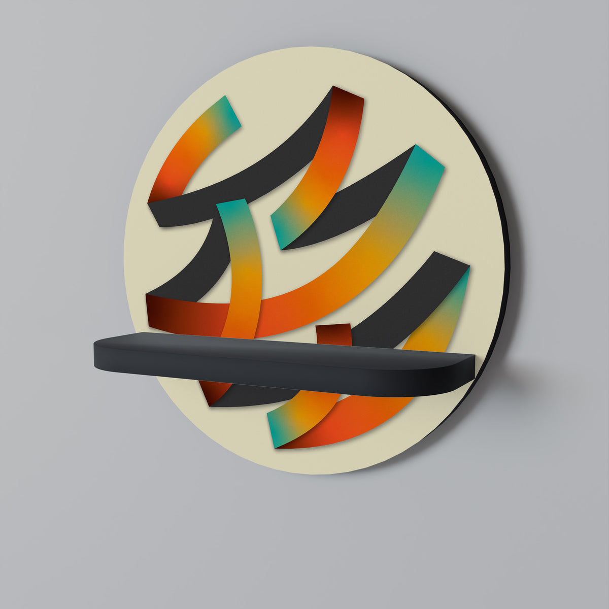 RIBBON REVERIE Art Shelf