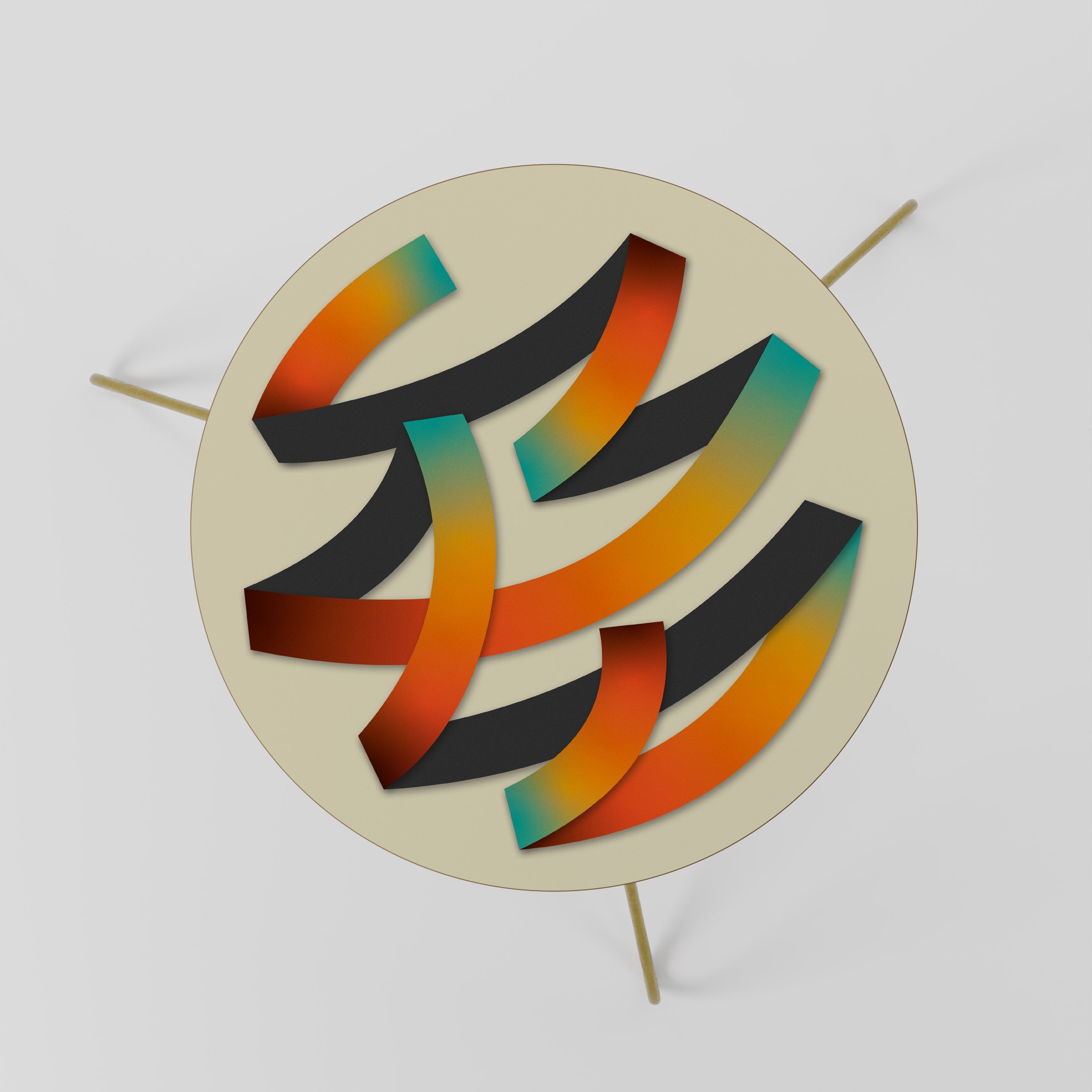 RIBBON REVERIE Mesa de Centro 60