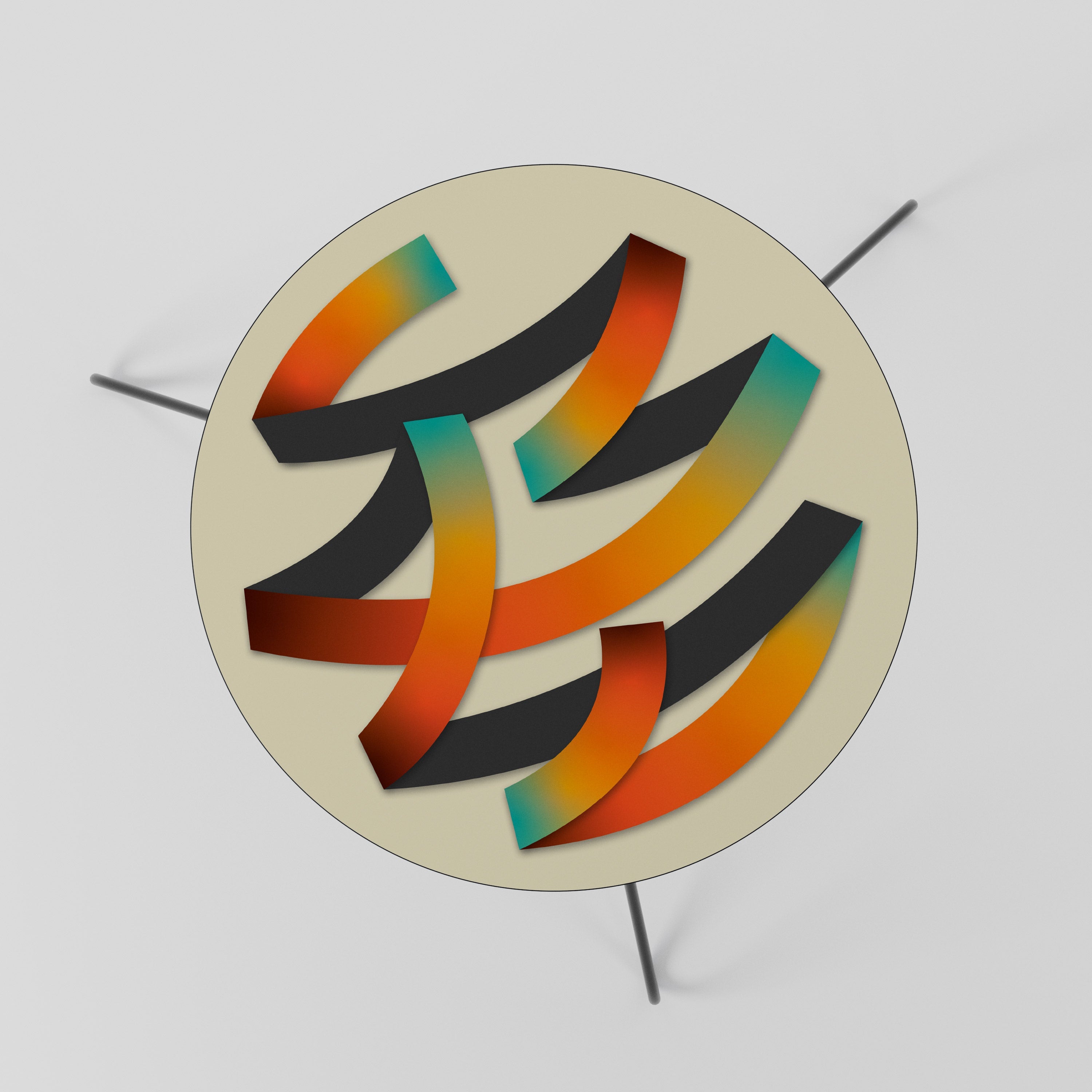 RIBBON REVERIE Mesa de Centro 60