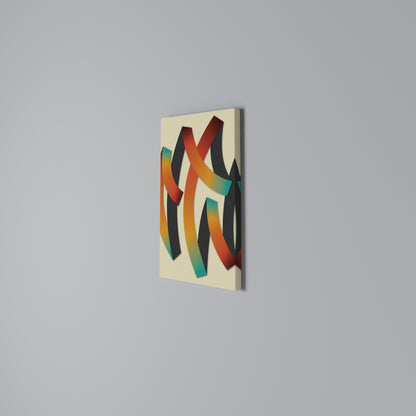 RIBBON REVERIE Vertical Canvas Print