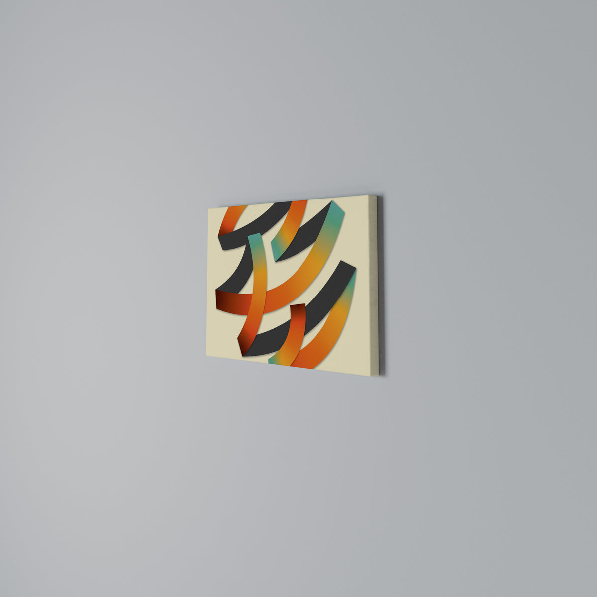 RIBBON REVERIE Horizontal Canvas Print