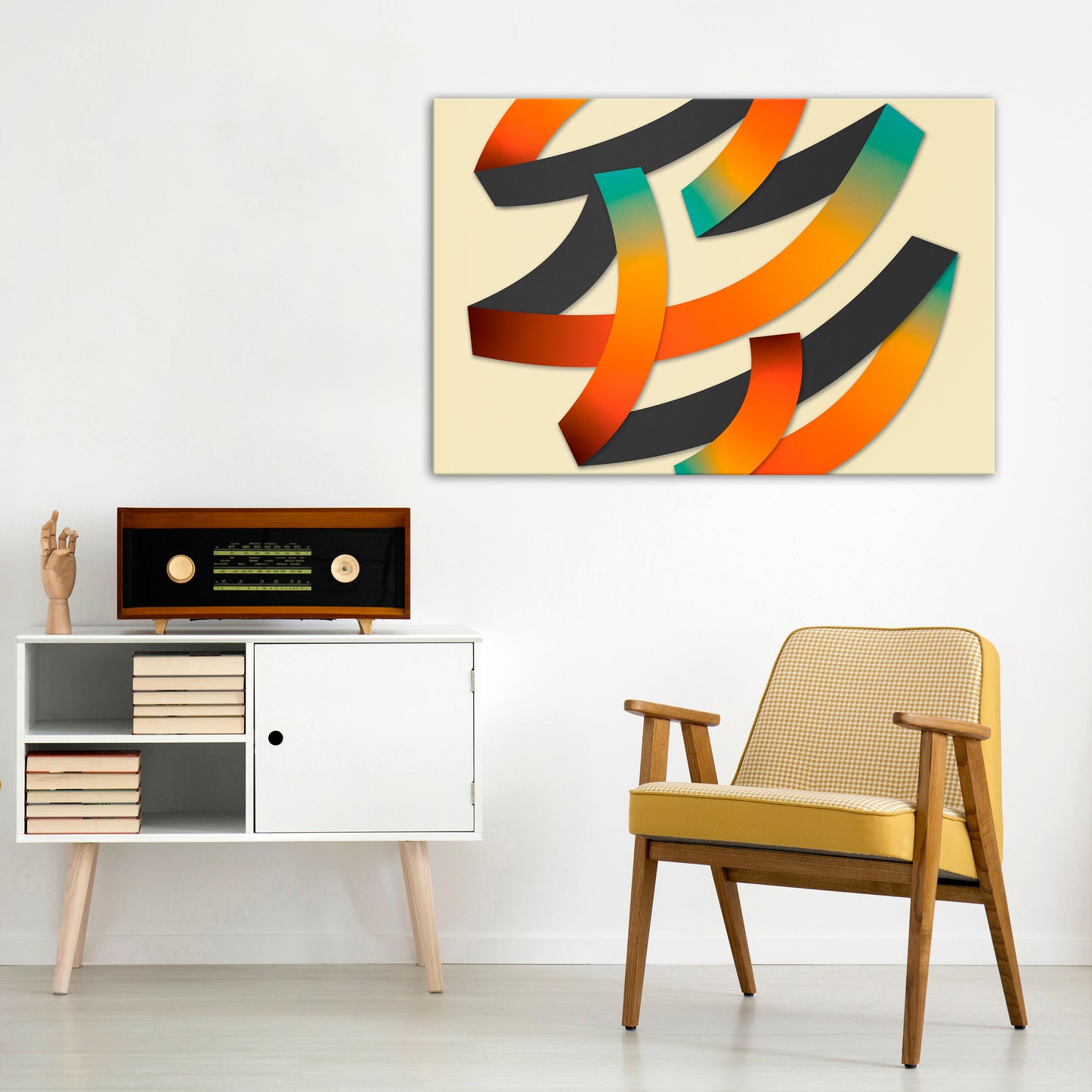RIBBON REVERIE Horizontal Canvas Print
