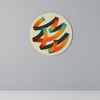 RIBBON REVERIE Quadro Redondo Decorativo