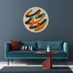 RIBBON REVERIE Quadro Redondo Decorativo