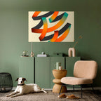 RIBBON REVERIE Peel and Stick Horizontal Poster