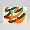 RIBBON REVERIE Póster Autocolante Horizontal