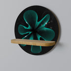 ELECTRIC ILLUSION Prateleira Redonda Decorativa em Efeito Carvalho