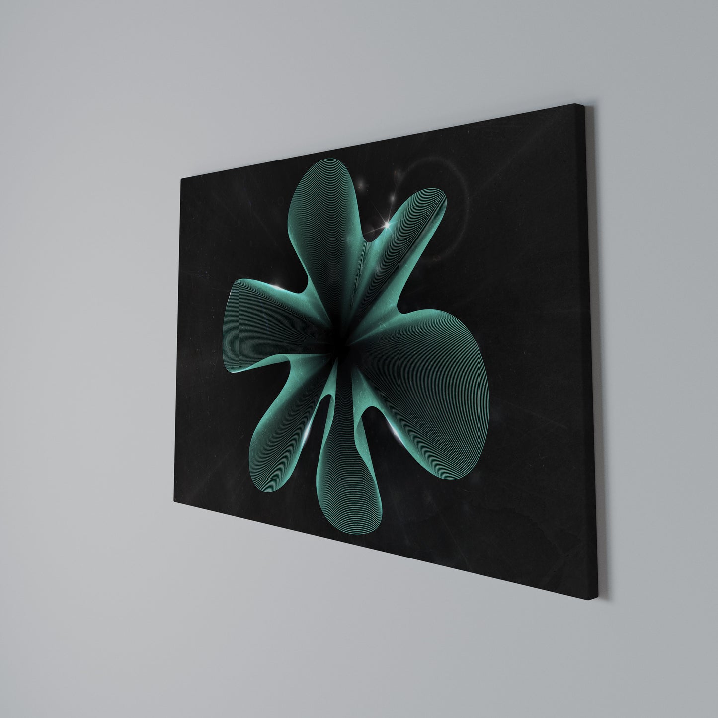 ELECTRIC ILLUSION Horizontal Canvas Print
