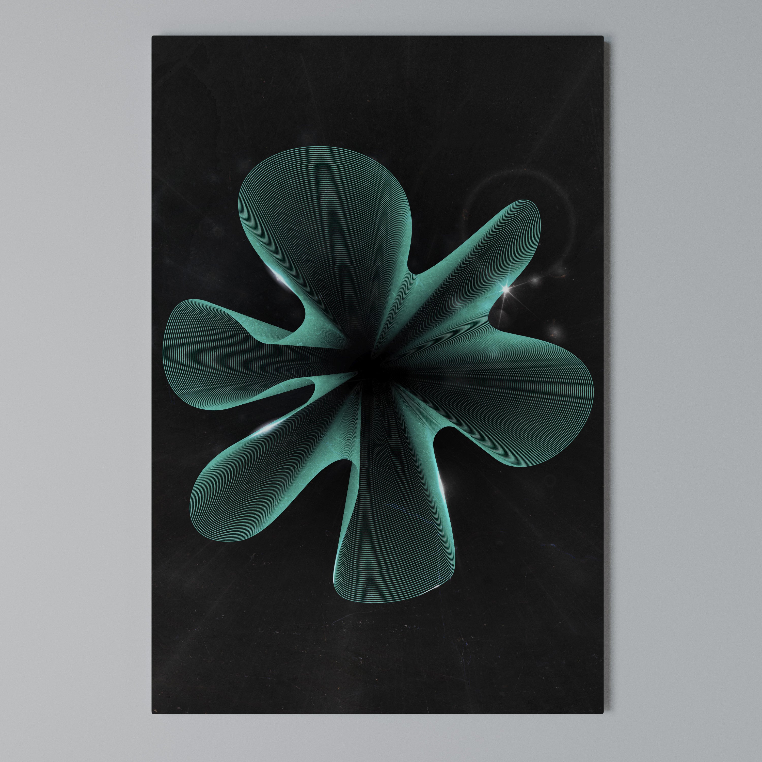 ELECTRIC ILLUSION Vertical Canvas Print