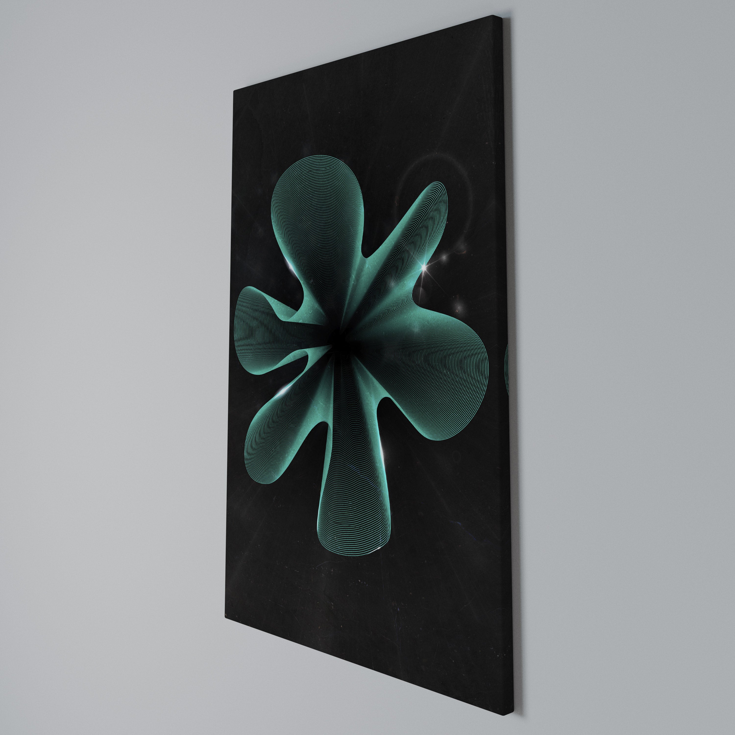 ELECTRIC ILLUSION Vertical Canvas Print