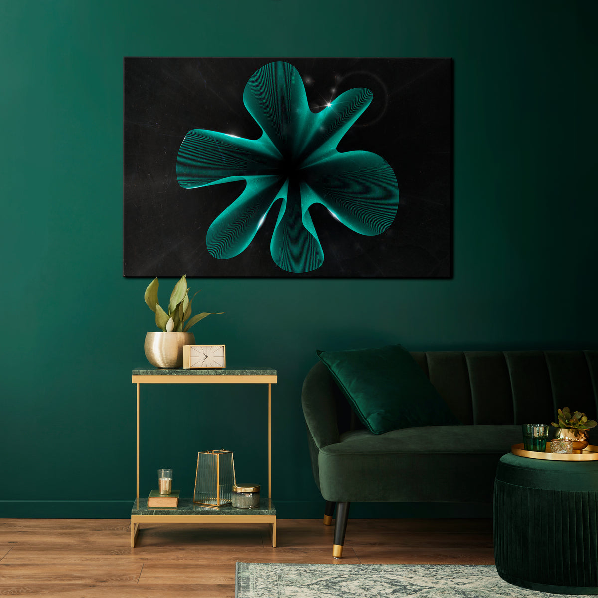 ELECTRIC ILLUSION Horizontal Canvas Print